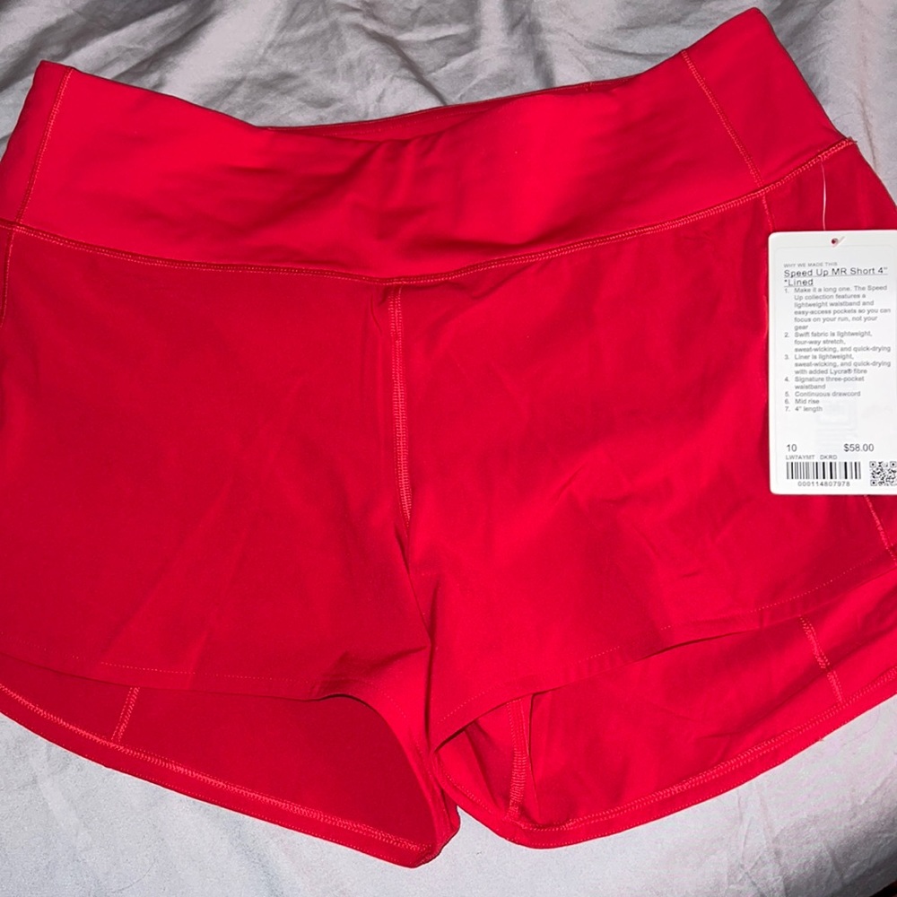 Lululemon Speed Up MR Short 4”